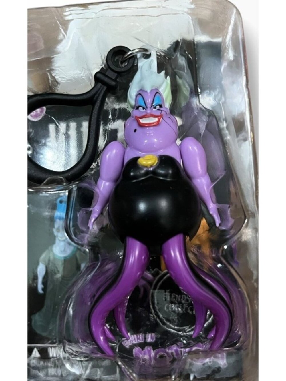 Disney Villains Chibi in Motion Keychains Mystery Box Ursula Open Box
